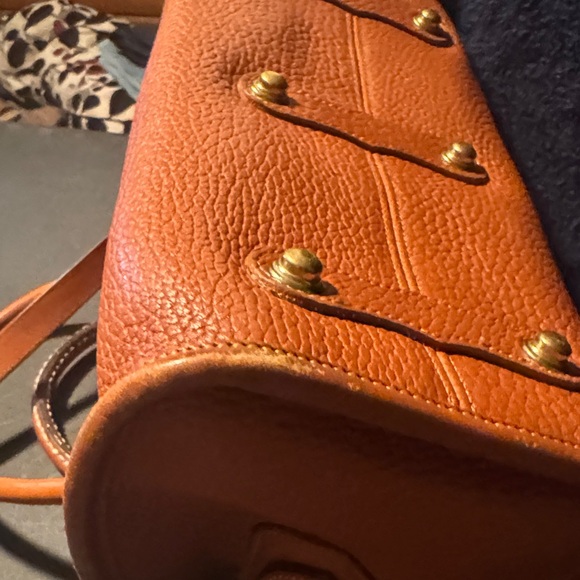 Dooney & Bourke Brown Leather Satchel - Picture 11 of 16